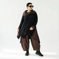 AKH Premium Ballonhose aus Memorytaft mit tiefem Schritt & Stretchbund – Oversize Baggy Fit | Modeare