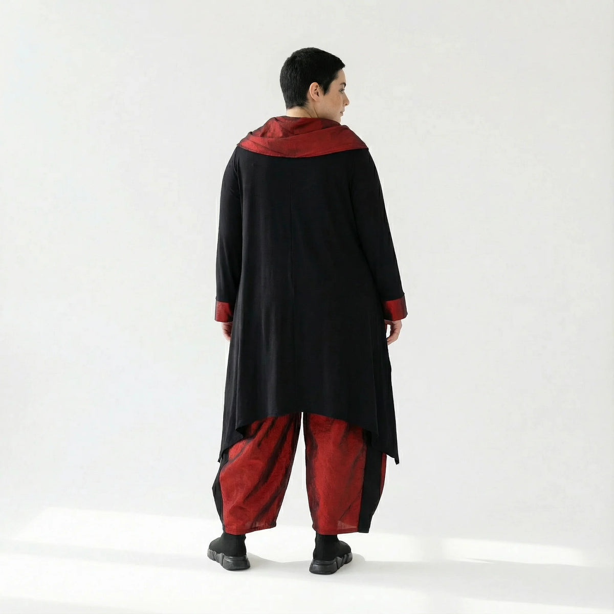 Ballonhose im Baggy-Lagenlook mit Taft-Design – AKH Premium Hose exklusiv bei Modeare online kaufen