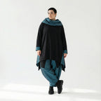 Ballonhose aus Memorytaft in Petrol – elastischer Komfort im Baggy-Look von AKH Premium bei Modeare entdecken