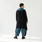 Ballonhose aus Memorytaft in Petrol – elastischer Komfort im Baggy-Look von AKH Premium bei Modeare entdecken
