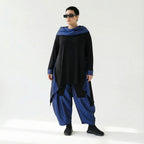 Taft-Ballonhose mit tiefem Schritt im Oversize-Baggy-Stil – AKH Premium Winterlook bei Modeare entdecken