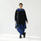 Taft-Ballonhose mit tiefem Schritt im Oversize-Baggy-Stil – AKH Premium Winterlook bei Modeare entdecken