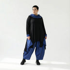 Taft-Ballonhose mit tiefem Schritt im Oversize-Baggy-Stil – AKH Premium Winterlook bei Modeare entdecken
