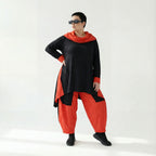 Oversize Tiefschritt-Ballonhose aus Viskose-Taft Mix für Winter – AKH Premium Hose bei Modeare jetzt entdecken