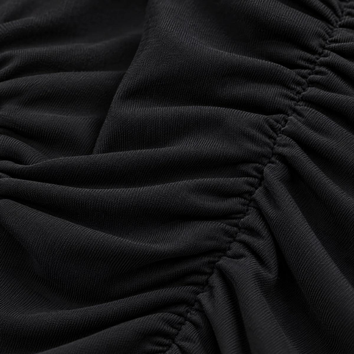 Oversize Offshoulder Bluse mit Kragen aus weicher Baumwollmischung und elastischem Saum Stoff