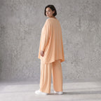 Locker fallendes Mauve Oversize Shirt im Lagenlook leger ausgefallen zeitlos luftig chic