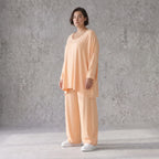Locker fallendes Mauve Oversize Shirt im Lagenlook leger ausgefallen zeitlos luftig chic