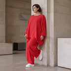 Fuchsia Oversize Shirt im Lagenlook locker ausgefallen zeitlos luftig leicht Sommerstyle