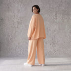 Leichte Oversize Ballonhose in Mauve mit Lagenlook Flair leger zeitlos modern soft look