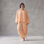Leichte Oversize Ballonhose in Mauve mit Lagenlook Flair leger zeitlos modern soft look
