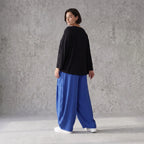 Royalblau Ballonhose im Lagenlook Oversize leger zeitlos edel aus Leinenmix luftig bequem