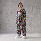 Fliessendes Viskoseshirt im Lagenlook Oversize leger in Schwarz Oliv Lila zeitlos modern