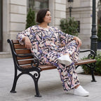 Oversized Shirt aus leichter Viskose Popeline in zartem Rosa mit asymmetrischem Schnitt