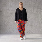 Luftige Hose in kräftigem Rot mit lässig elegantem Schnitt für Frühlings und Sommertage