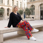 Luftige Hose in kräftigem Rot mit lässig elegantem Schnitt für Frühlings und Sommertage