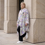 Bluse in Leinenoptik mit Zipfelsaum und Hemdkragen in zartem Magnolia mit Seitentaschen