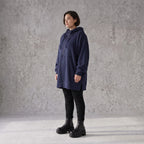 Damen Hoody Avantgarde Baumwolle Blau, gerader Schnitt, Kapuze, Oversize große Größen – Rafay