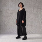 Damen Shirt Avantgarde Baumwolle Schwarz, A-Linie, Oversize große Größen – AKH Premium
