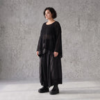 Damen Shirt Avantgarde Baumwolle Schwarz, A-Linie, Langarm, Oversize große Größen – AKH Premium
