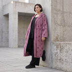 Offener Kapuzencardigan in Weinrot weich leicht und gerade geschnitten für Winterlooks