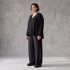 Ballonhose aus Slinky mit Stretch weites Bein als Schlupfhose fließend und elegant edel