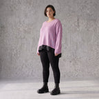Strickpullover mit Memorytaft und asymmetrischem Schnitt mit Stretchkomfort weich warm
