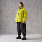 Limettefarbene Teddyjacke aus Kuschelfleece mit kastiger Passform für Wintertage ideal