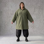 Teddymantel mit Tunnelzug und Tülleinsatz kuschelig warm für feminine Winterlooks pur