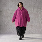 Teddy Winterjacke in Ballonform mit Kapuze und tiefen Taschen kuschelig warm locker weit