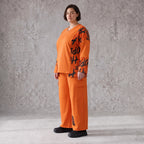 Ballonhose aus Fleece mit Stretch in legerer Form mit Taschen und Klappenverschluss