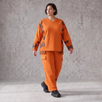 Ballonhose aus Fleece mit Stretch in legerer Form mit Taschen und Klappenverschluss