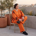 Ballonhose aus Fleece mit Stretch in legerer Form mit Taschen und Klappenverschluss