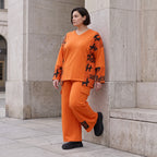 Ballonhose aus Fleece mit Stretch in legerer Form mit Taschen und Klappenverschluss