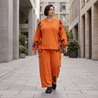 Ballonhose aus Fleece mit Stretch in legerer Form mit Taschen und Klappenverschluss