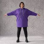 Fleecehoody mit Stretch in gerader Form warm und kuschelig für entspannte Winterlooks