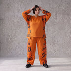 Fleece Ballonhose mit Stretch und Schnürbund in lässiger Form aus Italien für Wintertage
