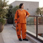Fleece Ballonhose mit Stretch und Schnürbund in lässiger Form aus Italien für Wintertage