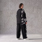 Ballonhose aus weichem Fleece mit Schnürbund und schmal zulaufendem Bein für den Winter