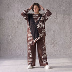 Braunes Fleeceshirt mit asymmetrischem Schnitt und Zipfelsaum weich und herrlich warm