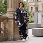 Kuscheliges Fleeceshirt mit asymmetrischem Schnitt und Zipfelsaum aus dehnbarem Stoff