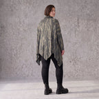 Wintershirt aus weichem Baumwolljersey mit Stretch in A-Linie Rollkragen mit Tunnelzug