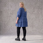 Feiner Strickpullover in A-Linie mit Stretchanteil weich wärmend Made in Italien