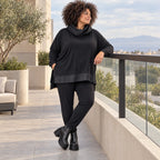 Bequeme Jerseyleggings aus Viskose mit Elasthan im Karottenschnitt mit Elastikbund