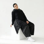 Baggy Ballonhose mit Tiefschritt aus Viskose & Taft – AKH Premium x Modeare – Oversize Lagenlook Wintermode