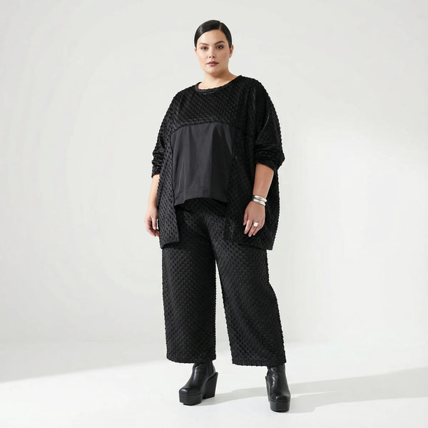 Oversize Velours Shirt kastig Winter Look mit Struktur AKH Premium Damenmode Modeare Online Shop