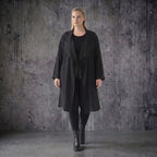 AKH Premium Cardigan aus Tencel Oversize Sommermantel Polka Dot Lagenlook bei Modeare Multibrand Store mit Stil