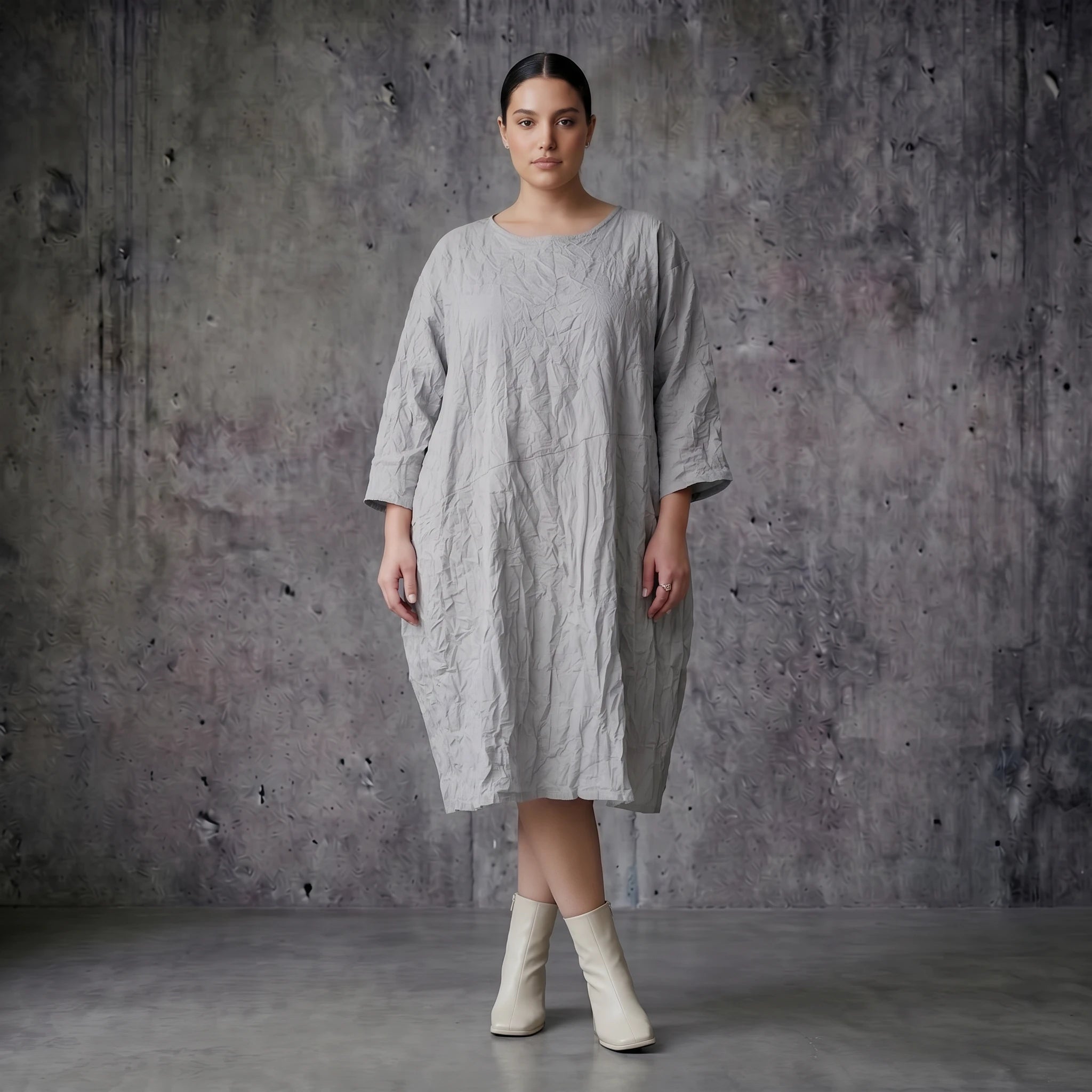 Crash Ballon Kleid aus Popeline Oversize Sommerkleid AKH Premium bei Modeare kaufen