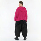 Oversize Strick Kapuzenshirt im Lagenlook aus Baumwolle Acryl von AKH Premium bei Modeare für Damen in Plus Size 54/64