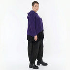 Oversize Strick Kapuzenshirt aus Baumwolle Acryl von AKH Premium bei Modeare - Avantgarde Lagenlook Pullover Damen