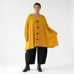 Oversize Strick Shirt A-Form mit Cut-Out Löchern Destroyed Look AKH Premium bei Modeare Damenmode große Größen